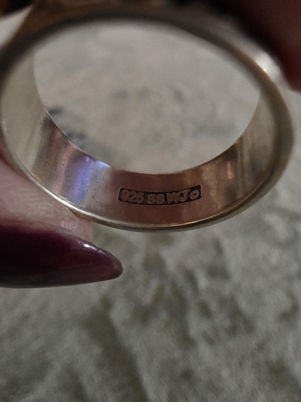 🌞3/$25- Vintage Stainless Celtic Knot Wide Band Ring in Antique🌞 - Picture 5 of 8